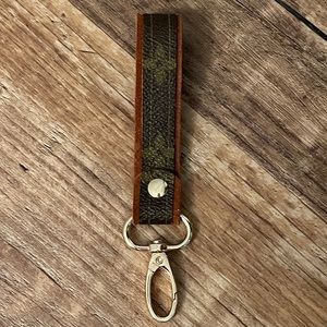 5.5” Upcycled Louis Vuitton Keychain made from Authentic LV Speedy 35